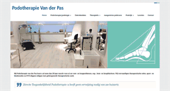 Desktop Screenshot of podotherapievanderpas.nl